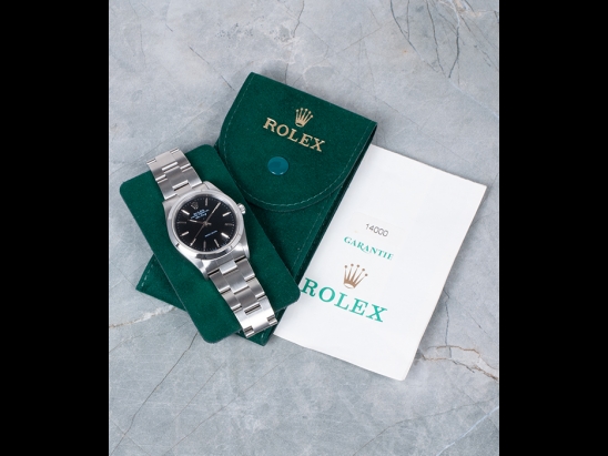 Rolex Air-King 34 Nero Oyster Royal Black Onyx - Rolex Paper 14000